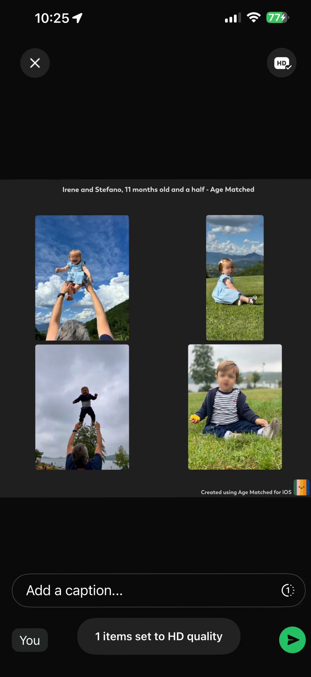 Create beautiful photo collages with multiple children